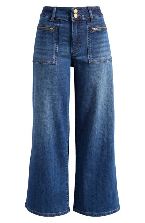 KUT FROM THE KLOTH KUT FROM THE KLOTH MEG PATCH POCKET HIGH WAIST WIDE LEG JEANS
