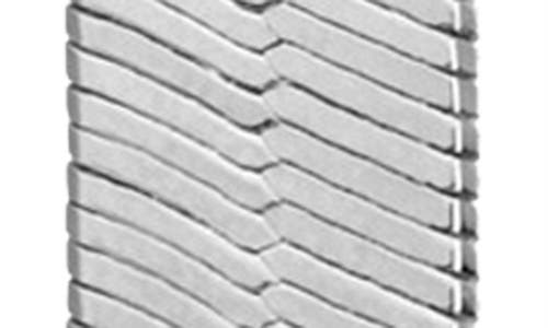 Lana Herringbone Linear Earrings In White