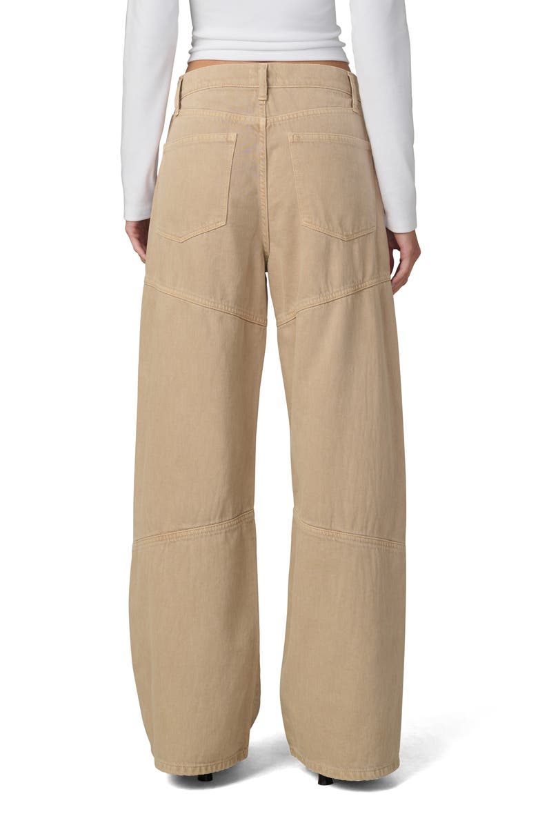 Joe's The Harlowe Seamed High Waist Wide Leg Jeans, Alternate, color, Tigers Eye