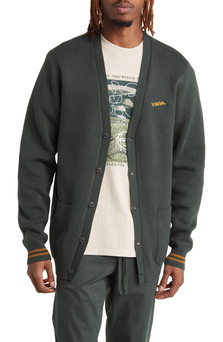 Vans Halecrest Patch Pocket Cotton Cardigan, Main, color,
