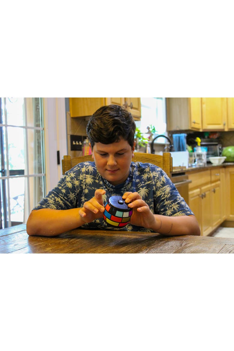 3D Puzzle Sphere Brain Teaser Game to Fidget, Ages 8+, Alternate, color, Multicolored