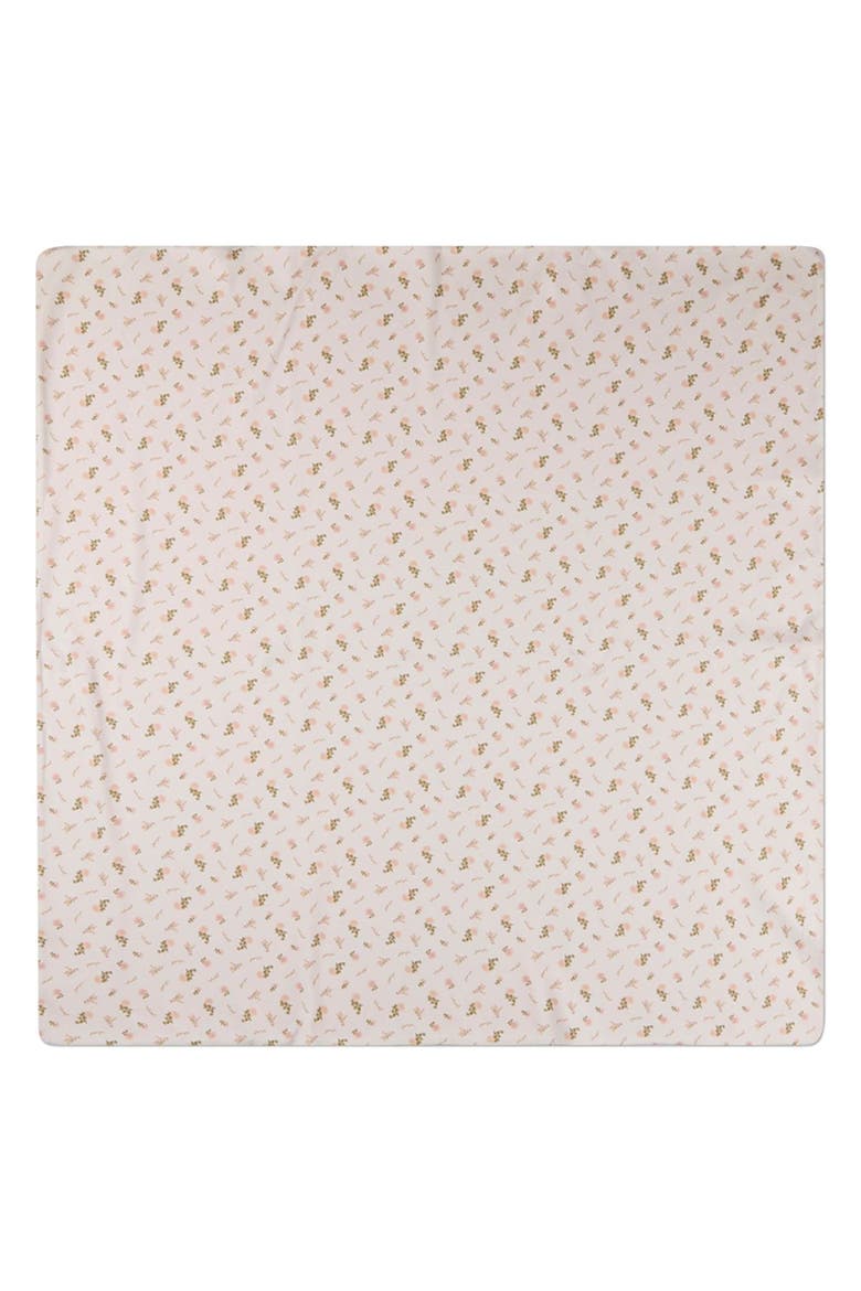Baby Floral-Printed Double-Sided Snuggle Blanket, Main, color, Pink Icing