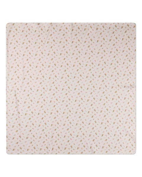 Baby Floral-Printed Double-Sided Snuggle Blanket