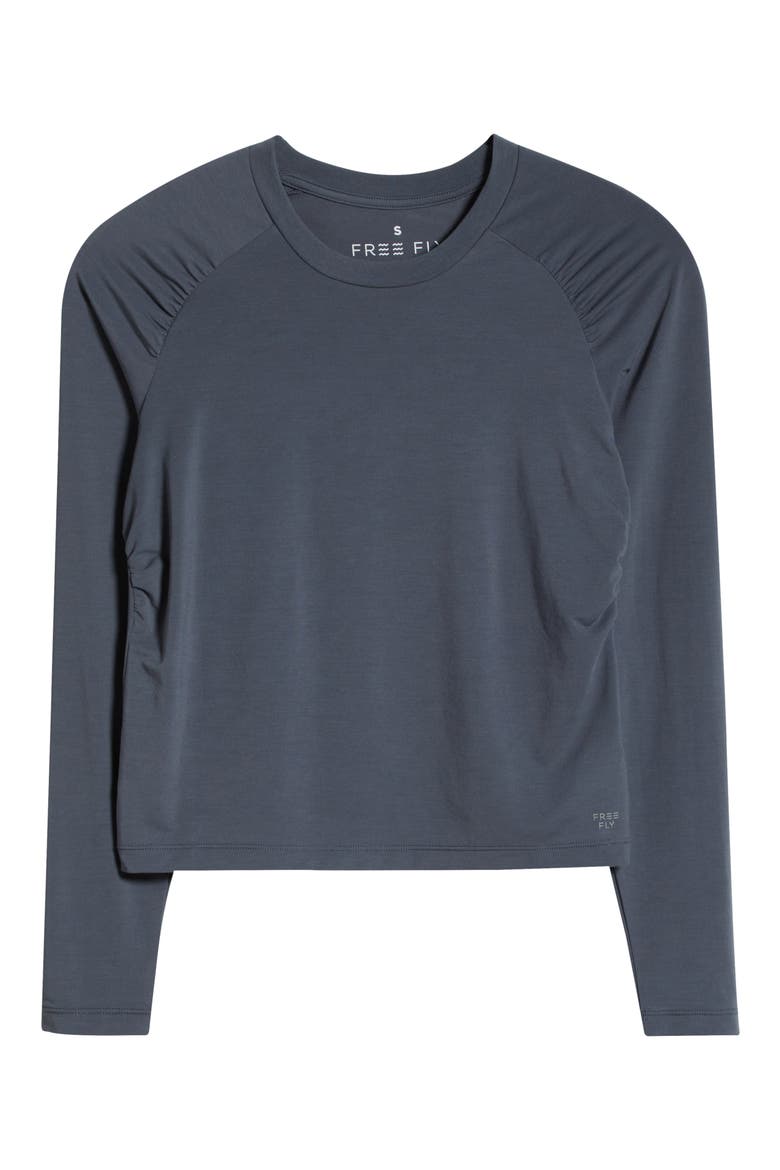 Elevate Long Sleeve Performance T-Shirt, Alternate, color, STORM CLOUD