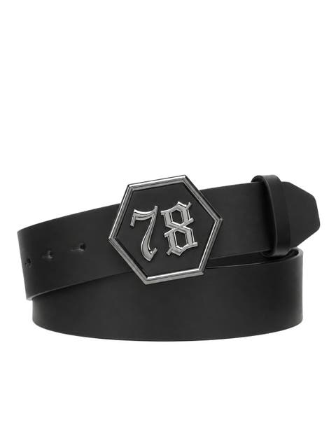 Leather Belt King Plein Cocco Men