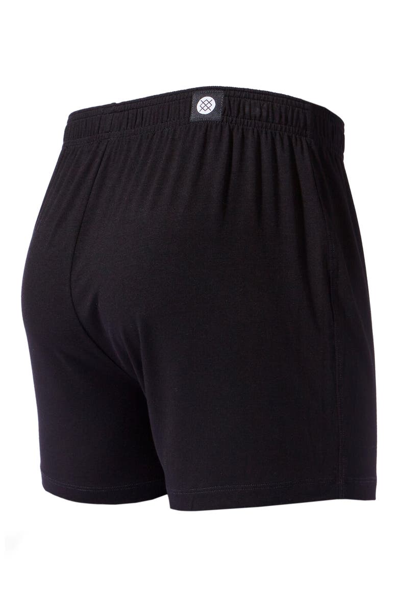Butter Blend Boxers, Alternate, color, BLACK