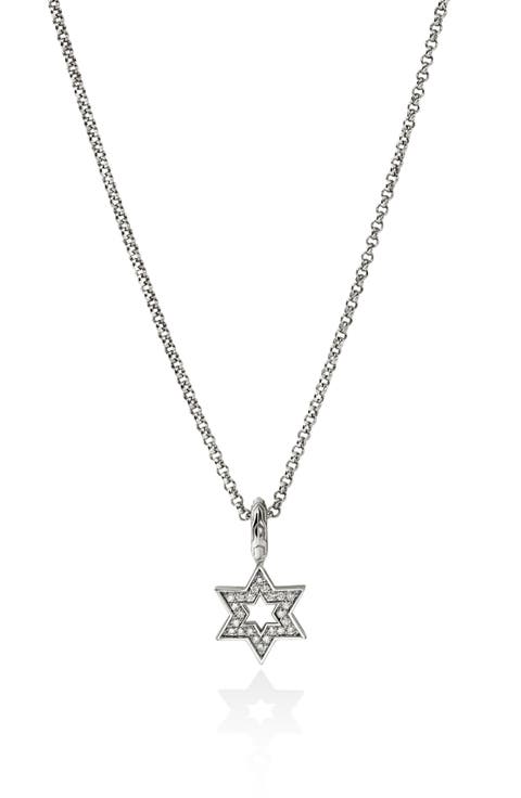 JH Essential Star of David Pendant Necklace