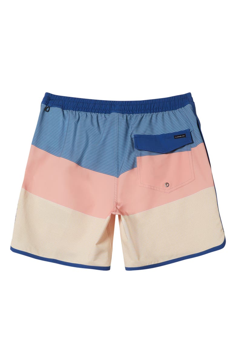 Quiksilver Surfsilk Tijuana Swim Trunks, Alternate, color, Peach N Cream Prnt 4