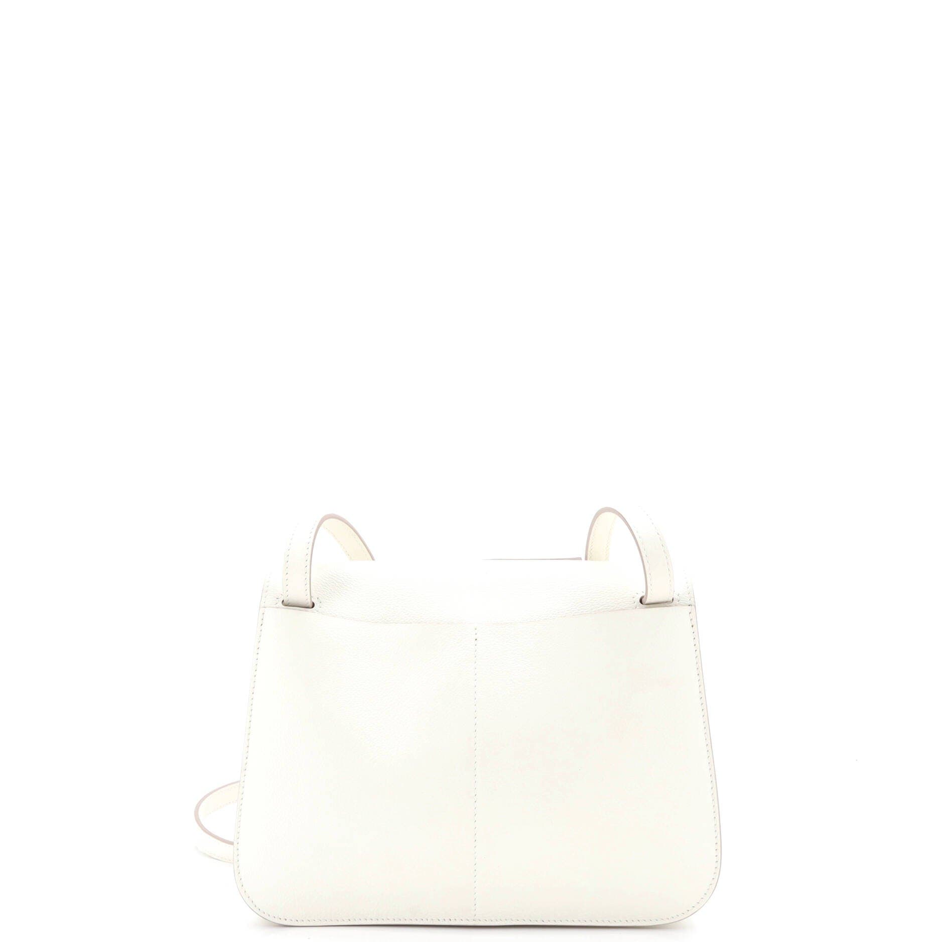 Pre-Owned Hermes Halzan Bag Evercolor 25, Alternate, color, Craie