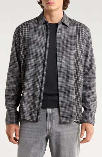 rag & bone Dalton Patchwork Cotton Blend Flannel Button-Up Shirt