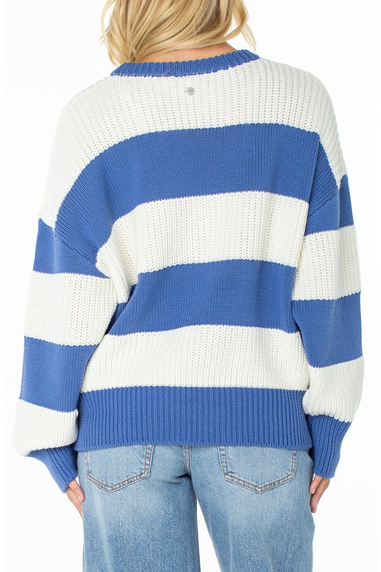 West Side Stripe Sweater, Alternate, color, DUTCH BLUE