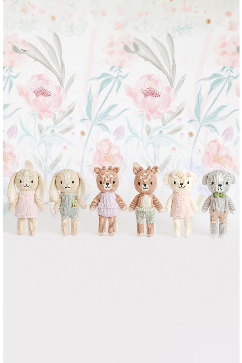 Tiny Elliot the Fawn Stuffed Animal, Alternate, color, BROWN/GREEN