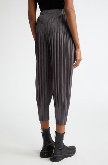 Pleats Please Issey Miyake Fluffy Basics Tapered Pants