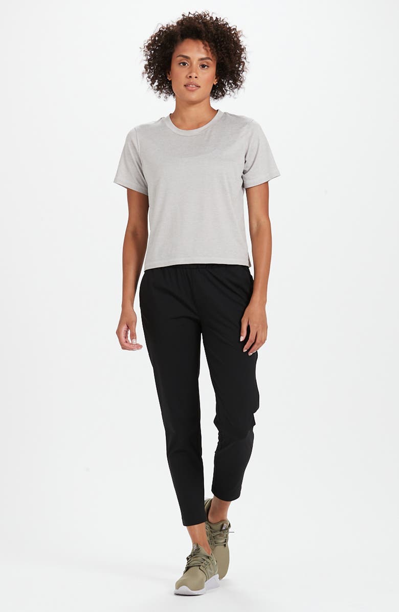 Vuori Miles Ankle Pants, Alternate, color, Black