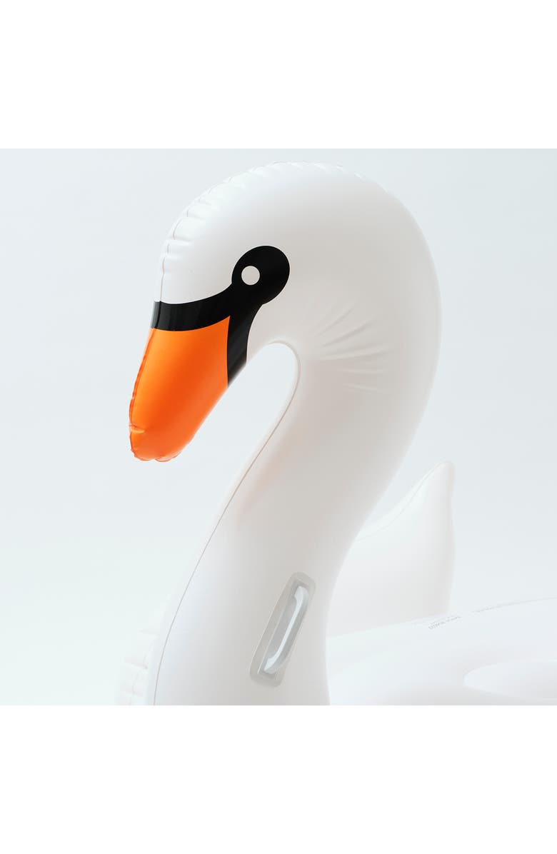 Sunnylife The Resort Luxe Inflatable Swan Pool Float, Alternate, color,