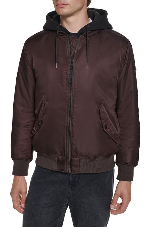 Signature Hooded Bomber Jacket