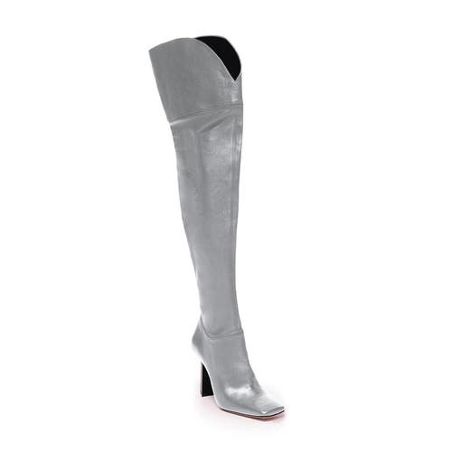 Tiannia Barnes Cullinan Over-the-knee Boot In Silver
