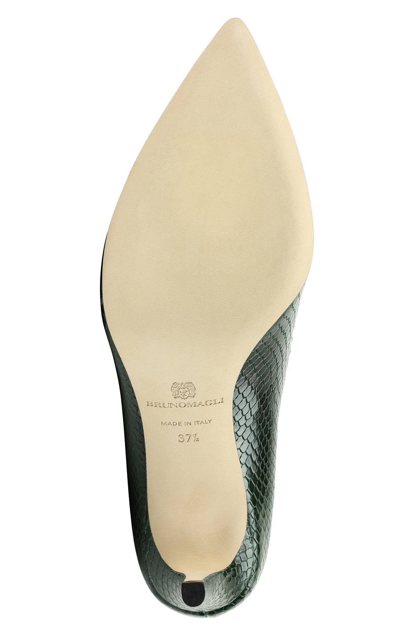 Telma Snakeskin Embossed Pump, Alternate, color, EMRALD VIPER