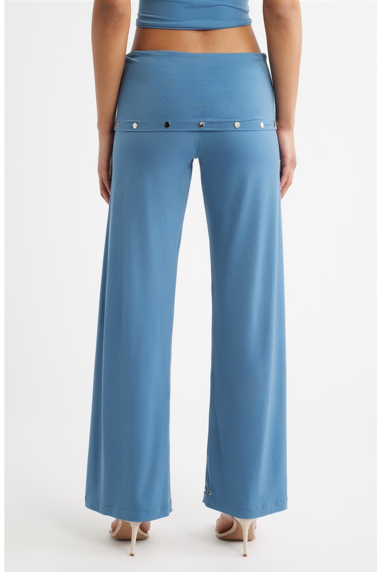 Liza Stud Detail Knit Pants, Alternate, color, BLUE