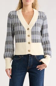 Melrose and Market Stripe Cardigan