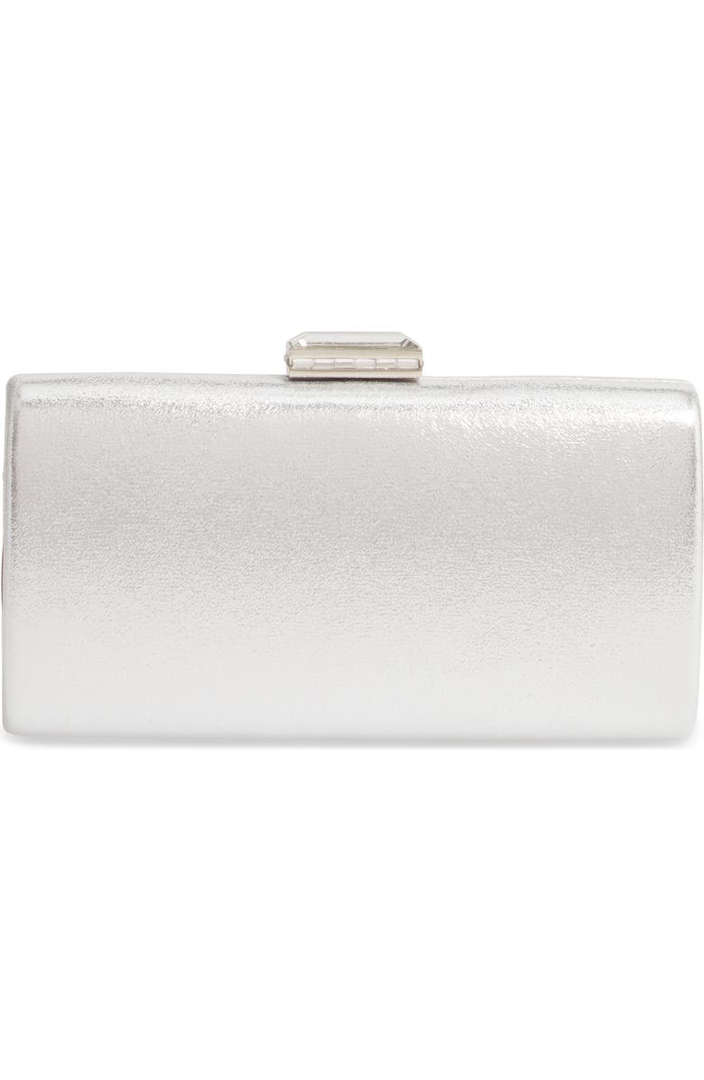 Nordstrom Metallic Box Clutch, Main, color,