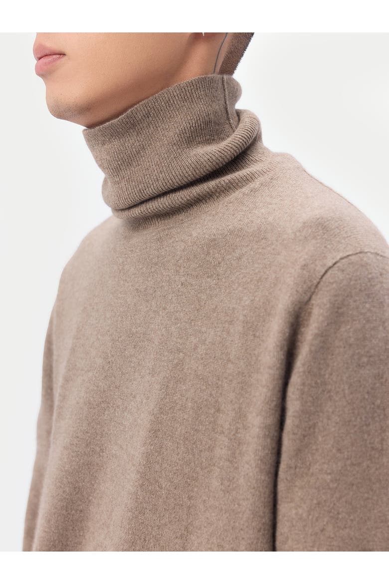 Timeless Turtleneck Cashmere Sweater, Alternate, color, taupe