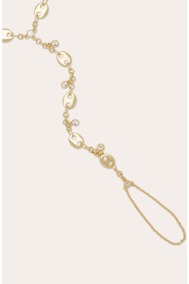 Azzura Hand Chain, Alternate, color, GOLD