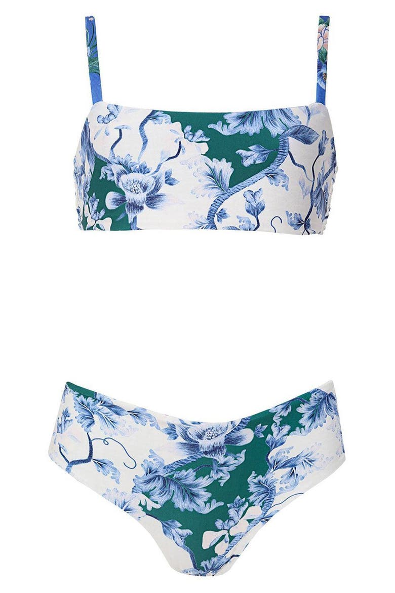 Kids' Berry Ivy Reversible Two-Piece Swimsuit, Alternate, color, BLUE MULTI