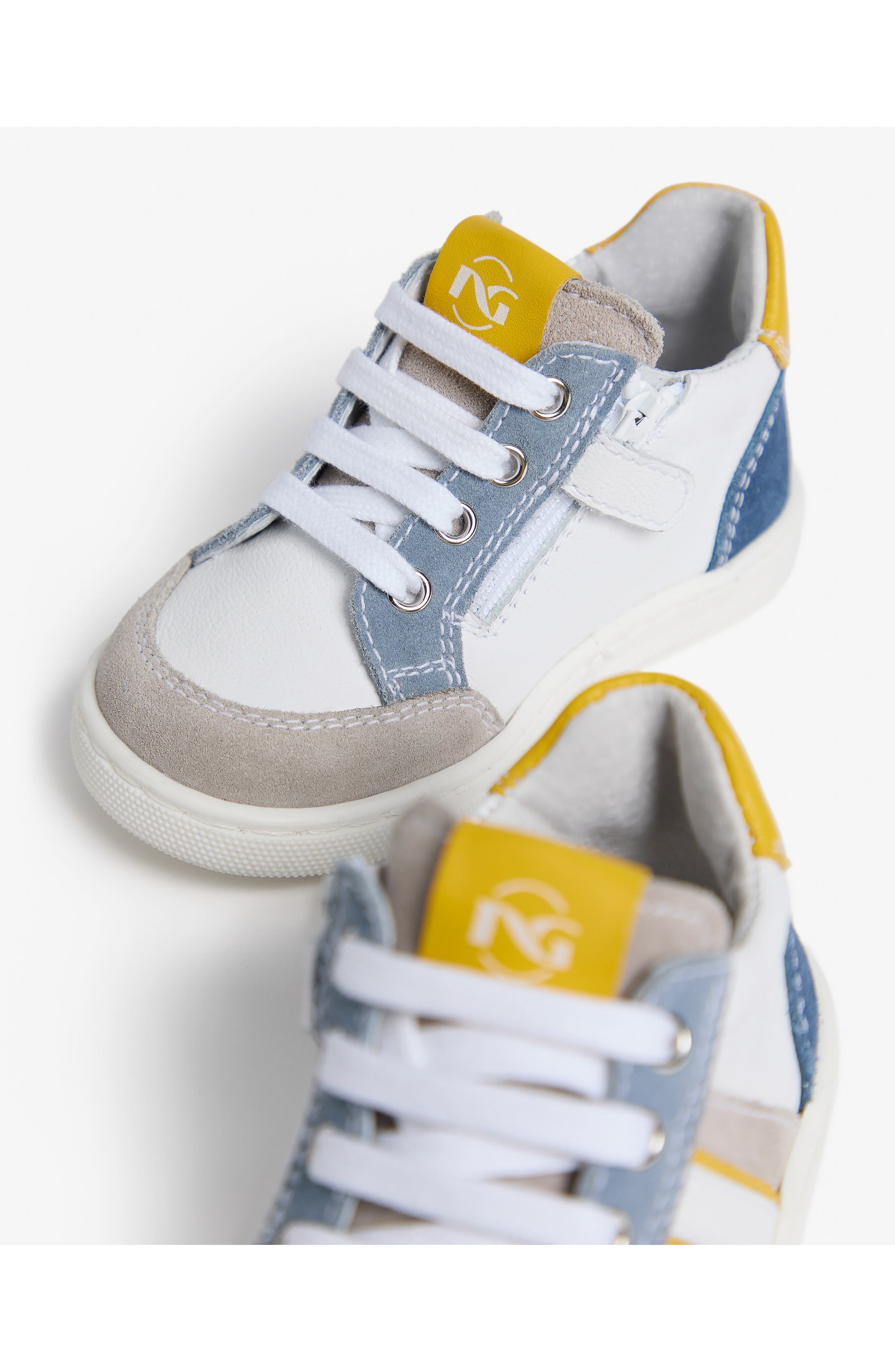 NeroGiardini High Top Sneaker, Alternate, color, Blue Multi