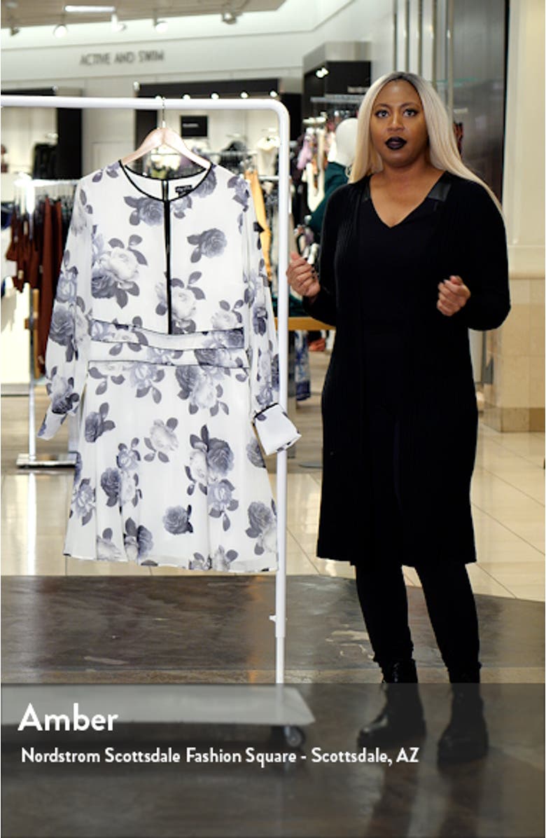 Irena Floral Print Long Sleeve Dress, sales video thumbnail