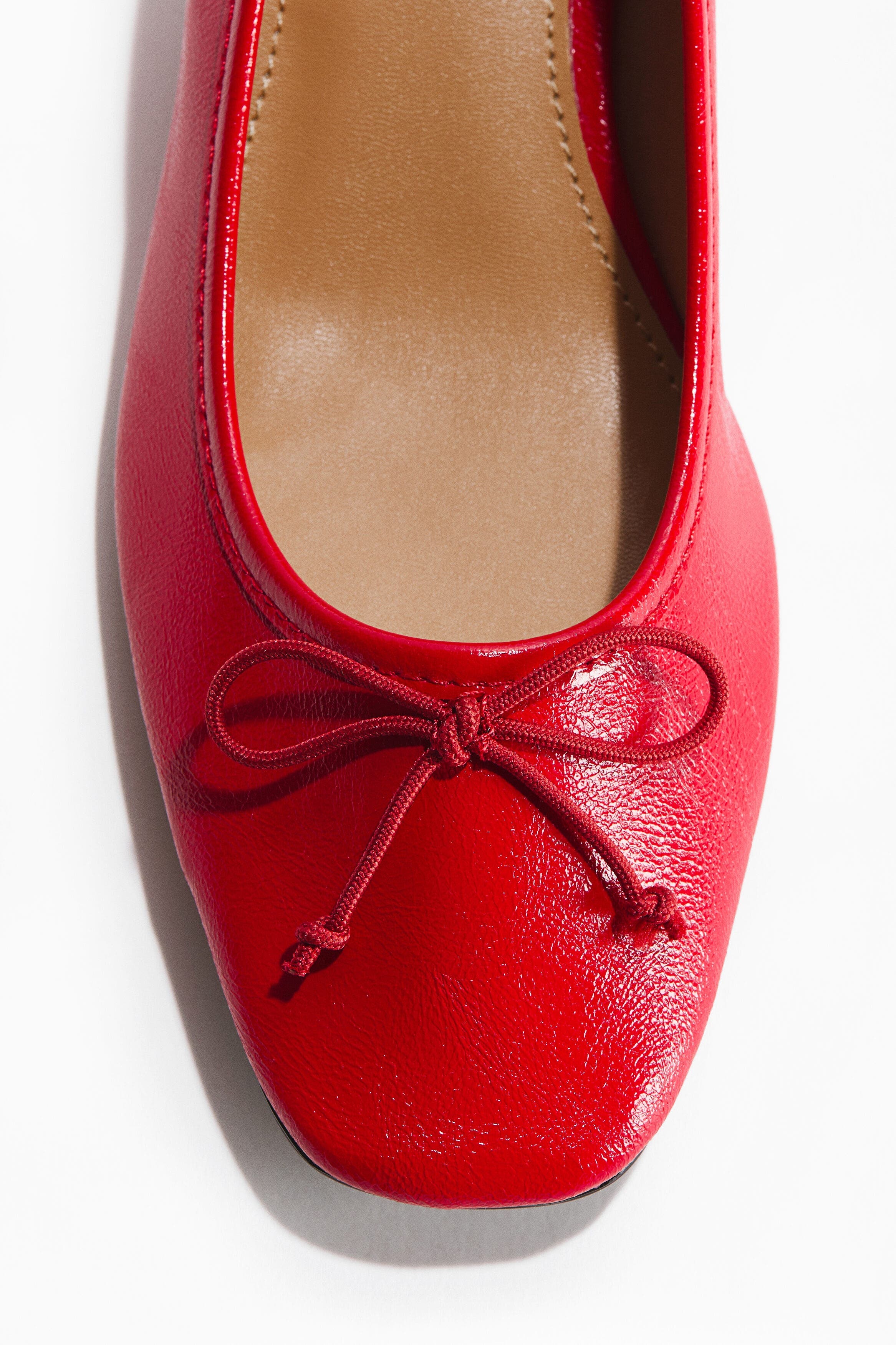 H&M Block-heeled pumps, Alternate, color, Red