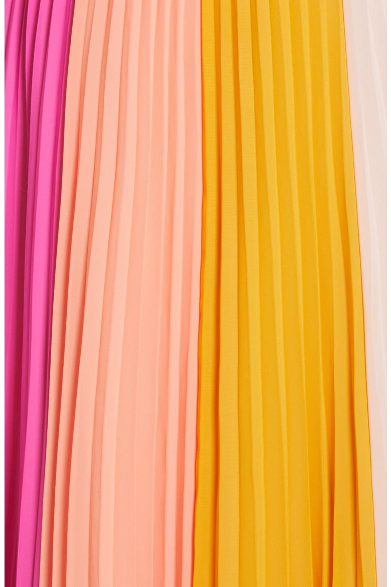 Abby Pleated Maxi Skirt, Alternate, color, MULTI
