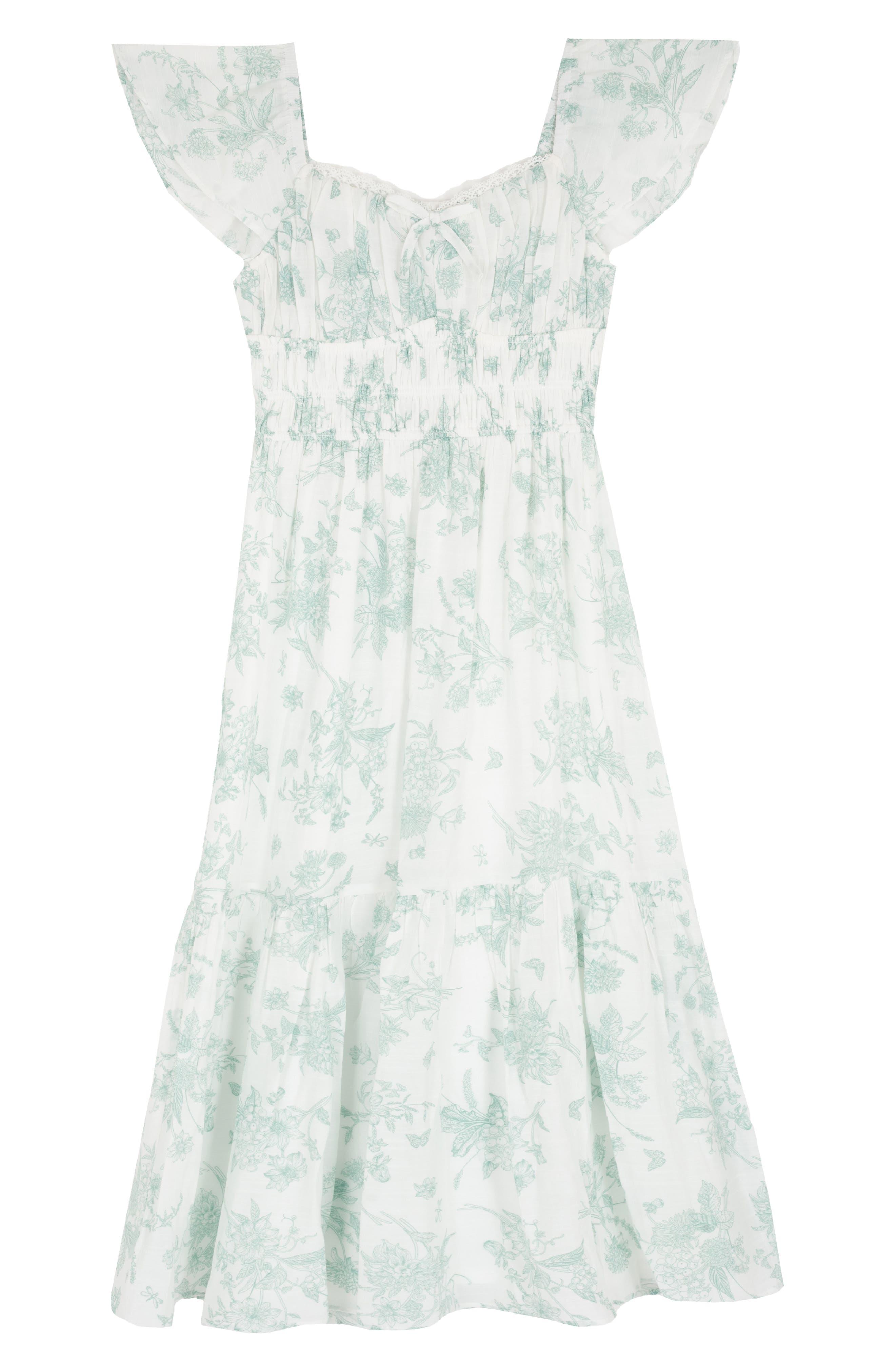 Rare Editions Kids' Floral Smocked Dress