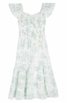 Rare Editions Kids' Floral Smocked Dress