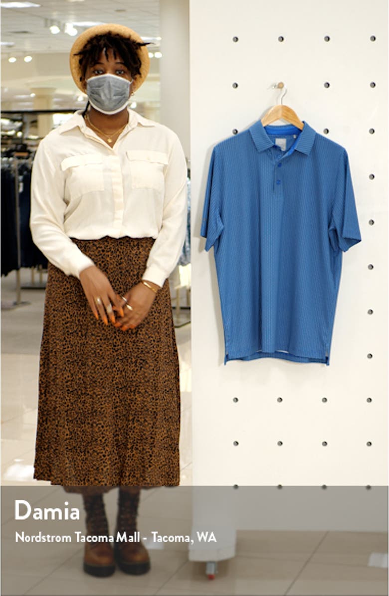 Swing Tech<sup>™</sup> Neat Performance Golf Polo, sales video thumbnail