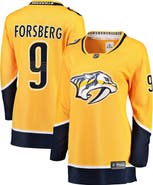 FANATICS Women's Fanatics Branded Filip Forsberg Gold Nashville Predators Breakaway Player Jersey