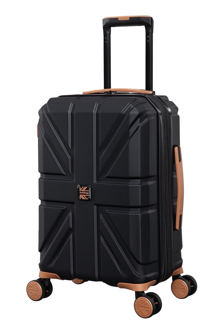 Vesuvius 21-Inch Hardside Carry-On Luggage, Main, color, BLACK