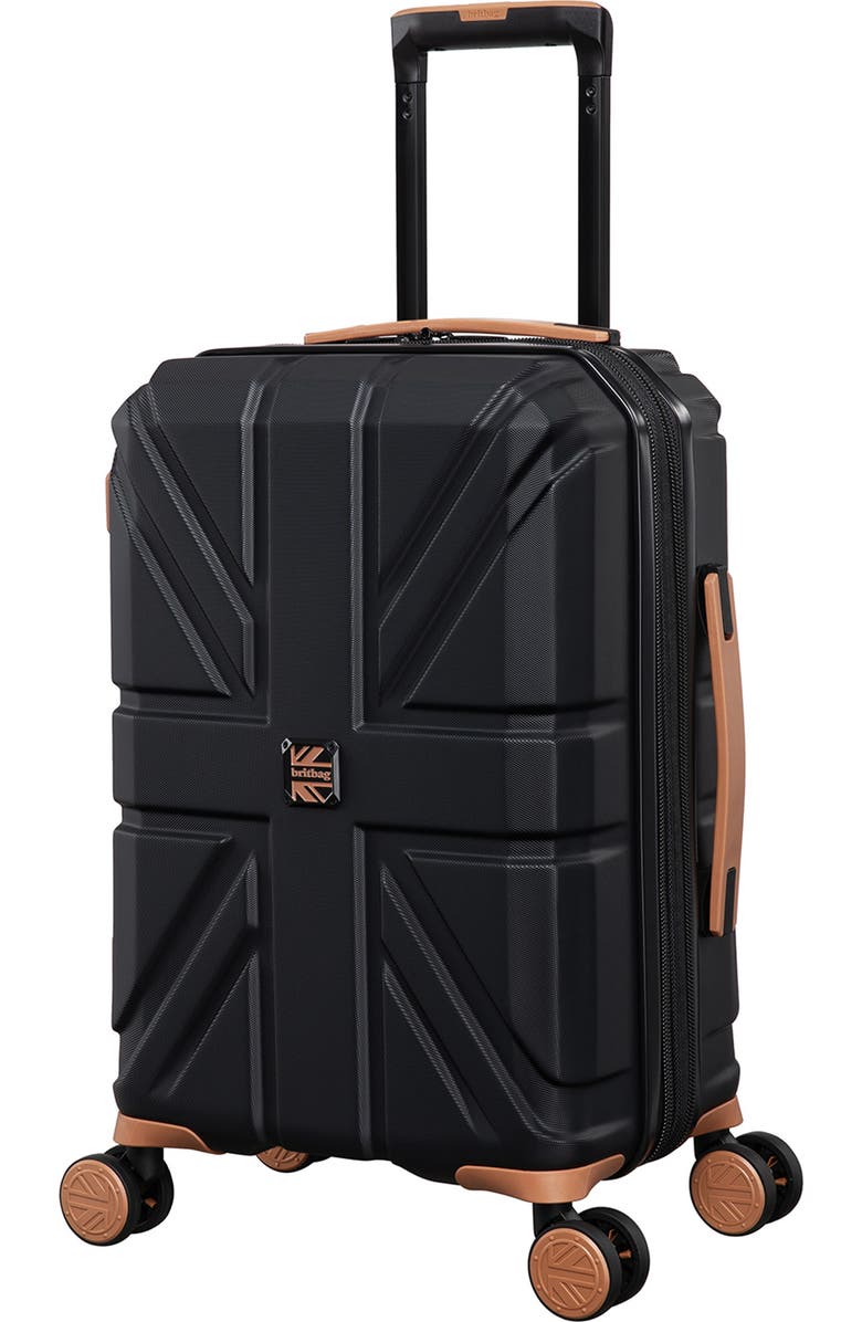 Britbag Vesuvius 21-Inch Hardside Carry-On Luggage, Main, color, Black