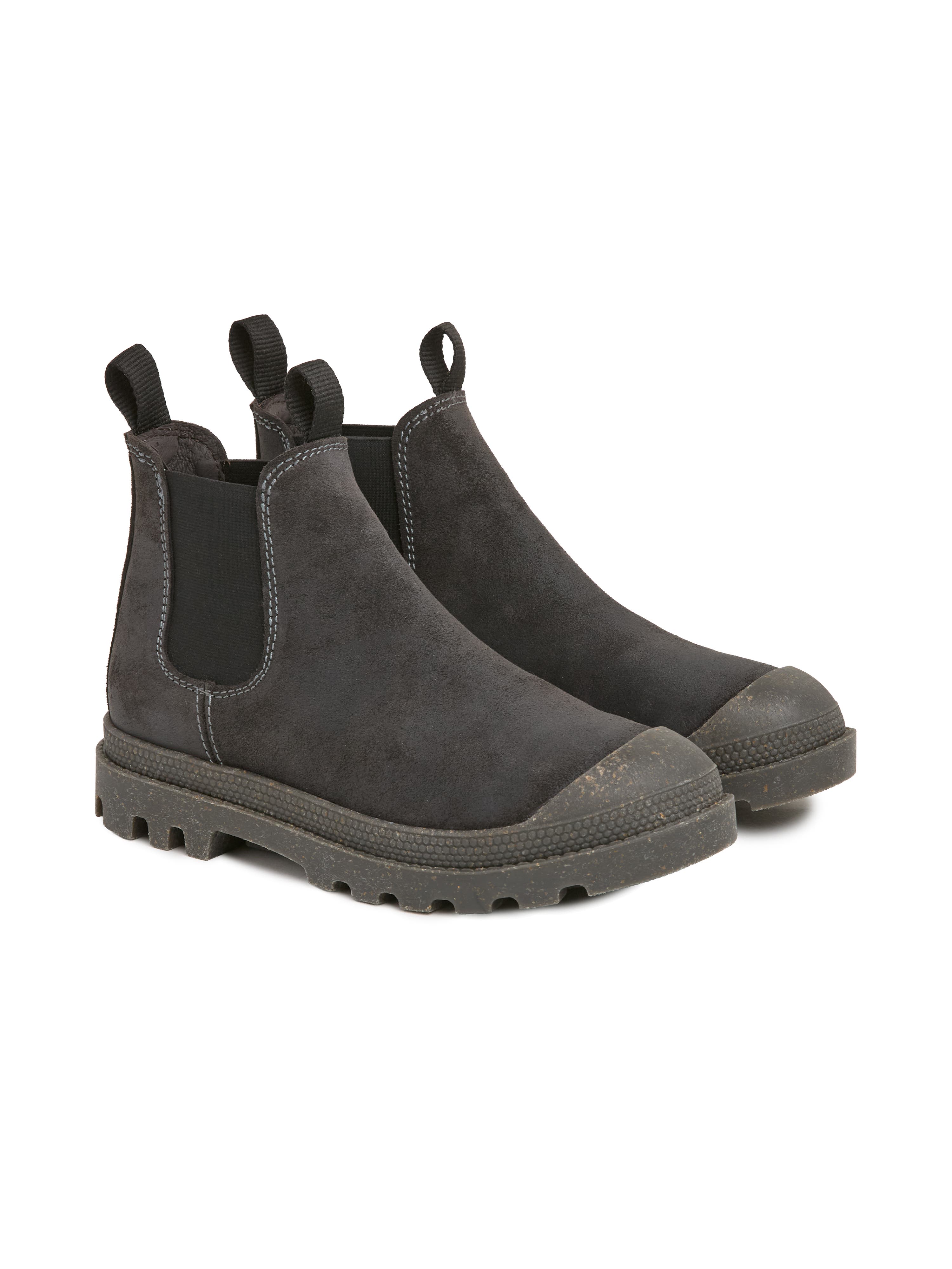 Toe Cap Ankle Chelsea Boot, Alternate, color, Dark Grey