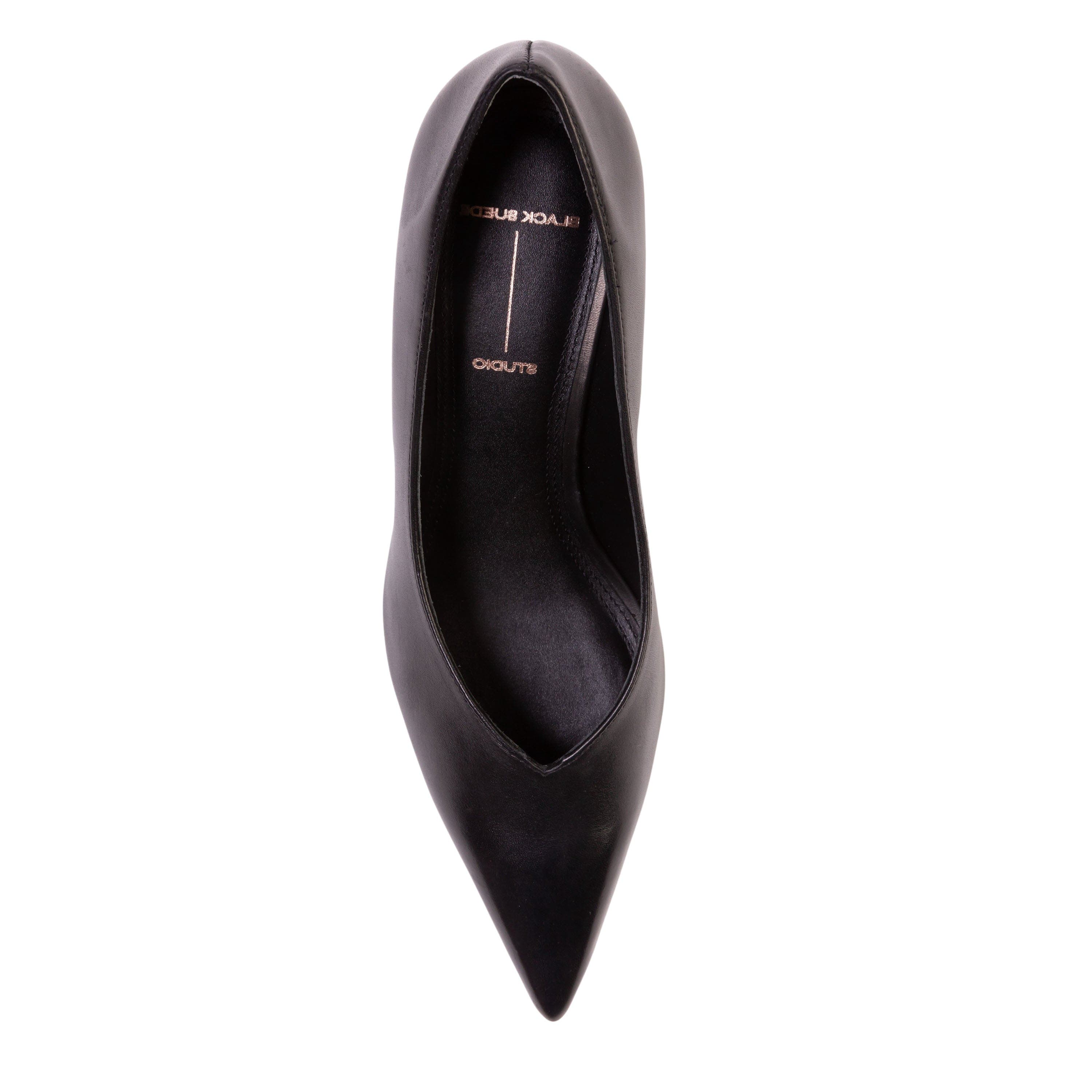 Briar 50 Leather Pump, Alternate, color, Black Leather