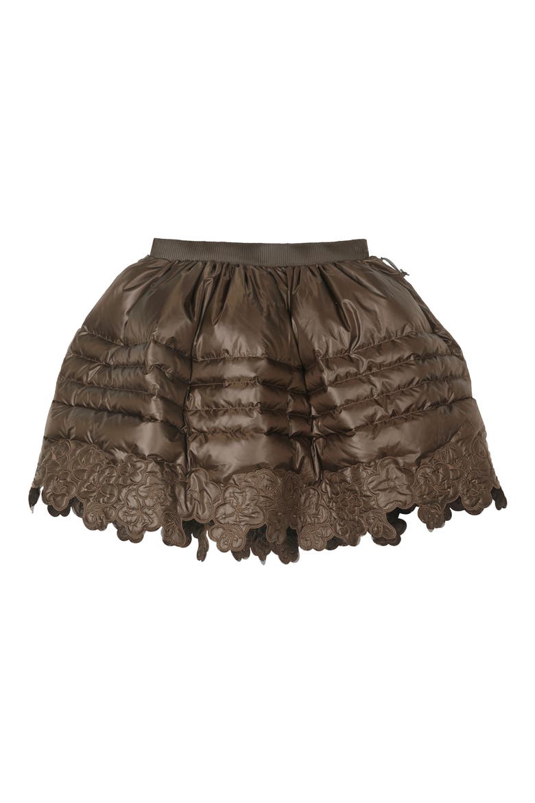 x The North Face Quilted Down Skirt, Alternate, color, SOIL BROWN