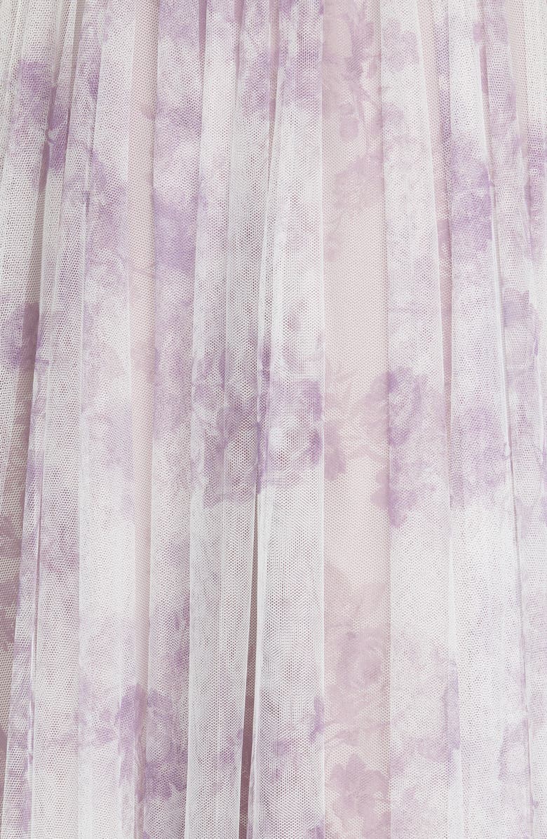 Marchesa Notte One Shoulder Tulle Gown, Alternate, color, 