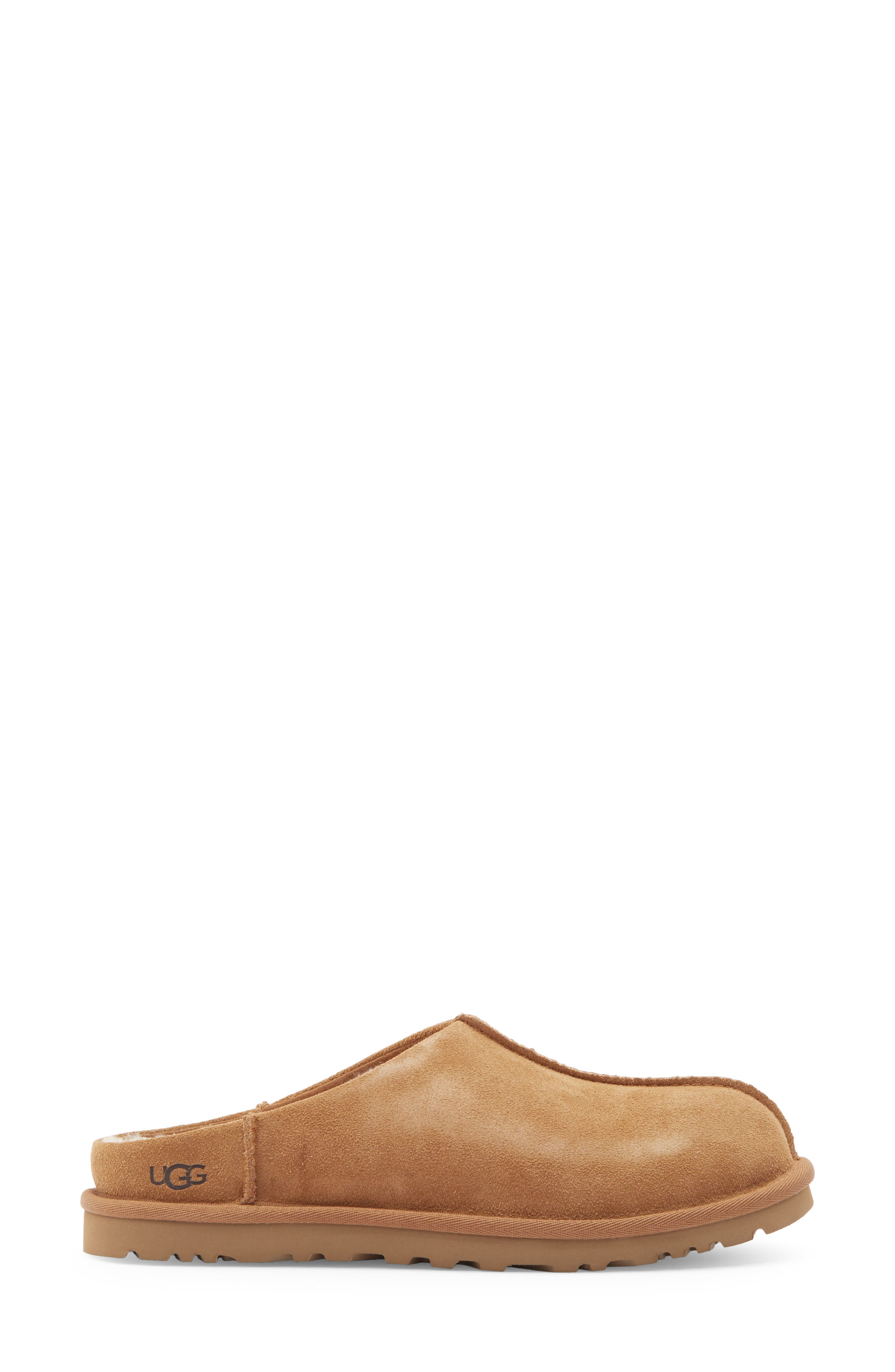 Loria Clog, Alternate, color, CHESTNUT