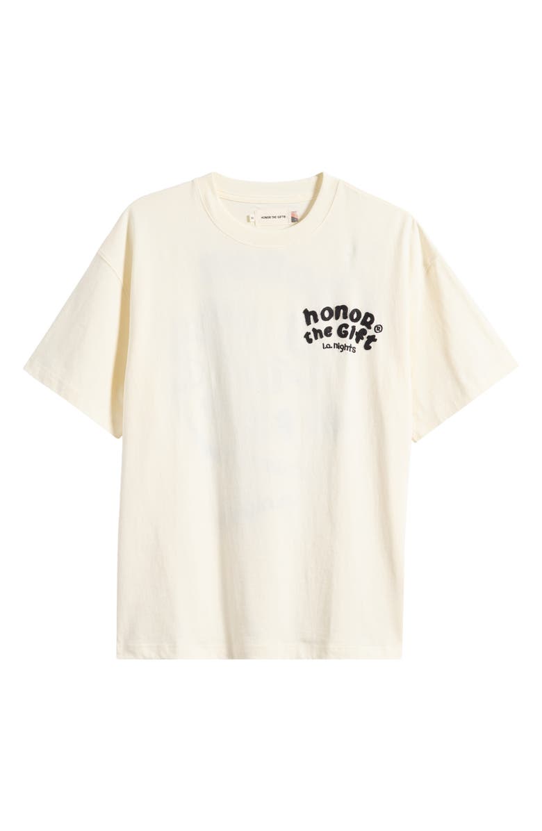 HONOR THE GIFT LA Nights Chain Stitch T-Shirt, Alternate, color, Bone