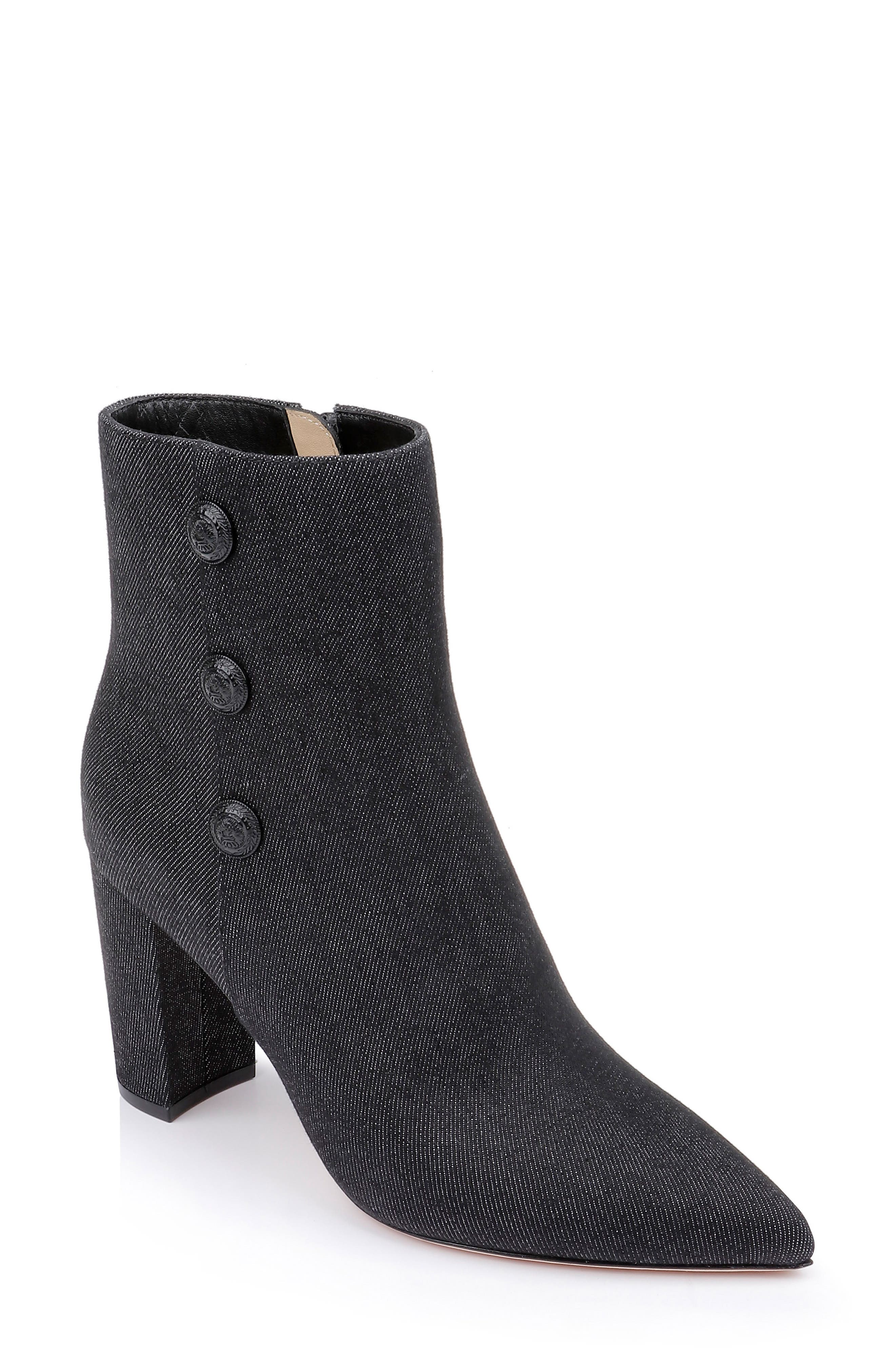 L'AGENCE Theodora Pointed Toe Bootie, Main, color, 