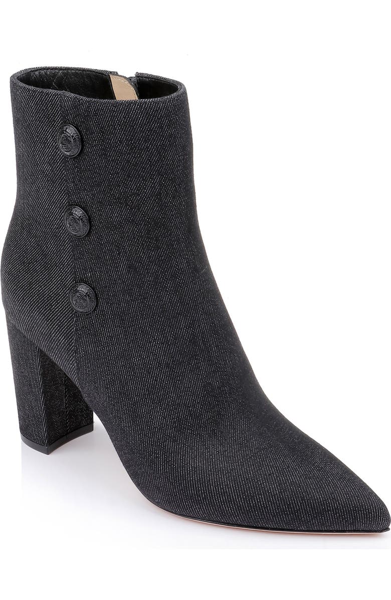 L'AGENCE Theodora Pointed Toe Bootie, Main, color,