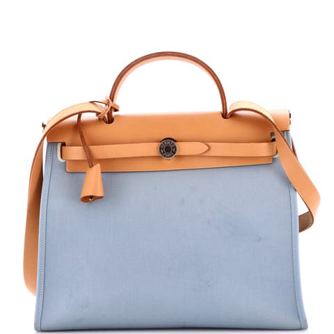 Herbag Zip Leather and Toile 31