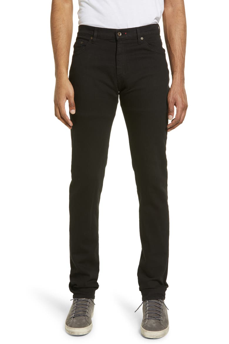 Martin Slim Tapered Fit Jeans, Main, color, BLACK