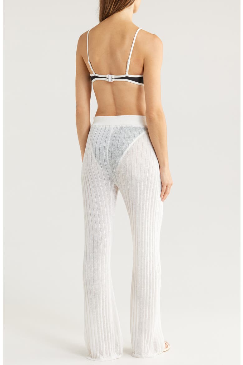 The Faye Rib Cover-Up Pants, Alternate, color, BRULE