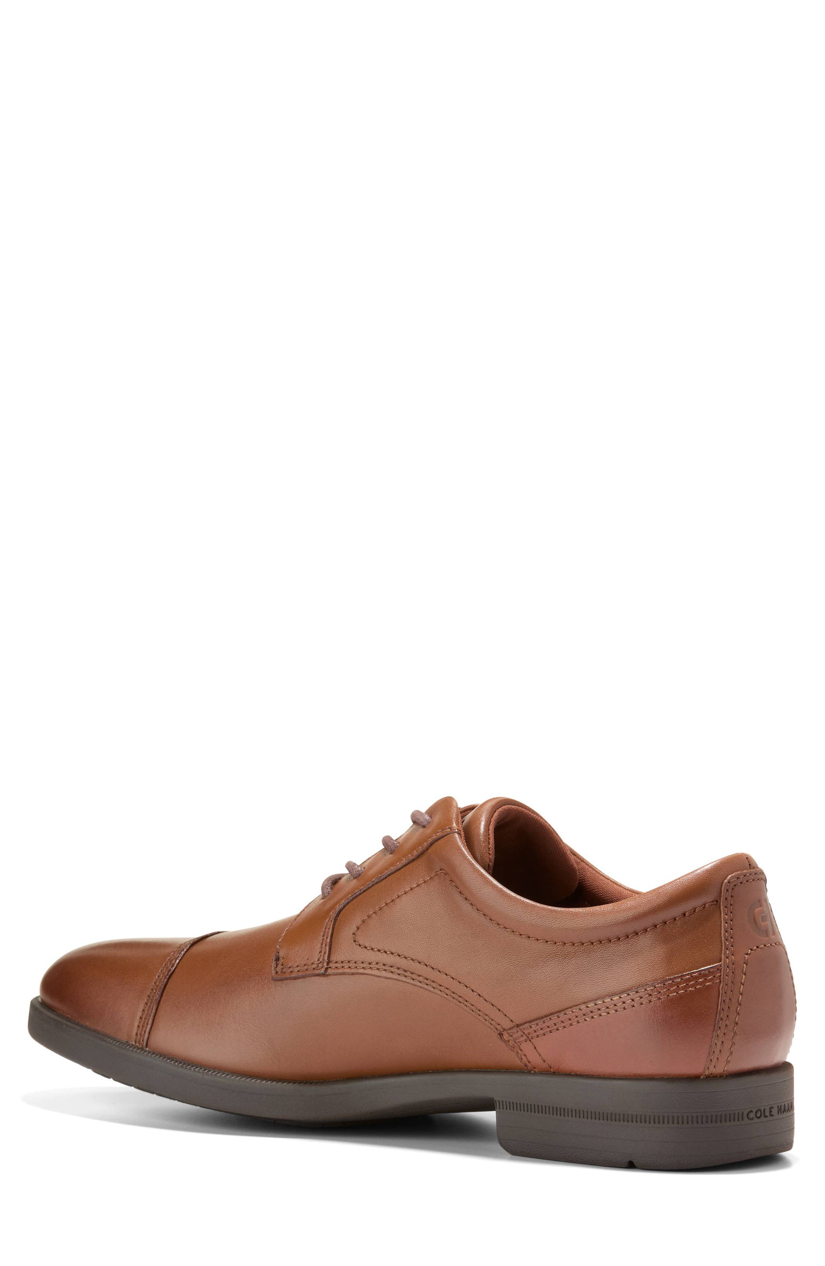 Hartsfield Leather Grand Cap Toe Oxford, Alternate, color, BRITISH TAN / JAVA
